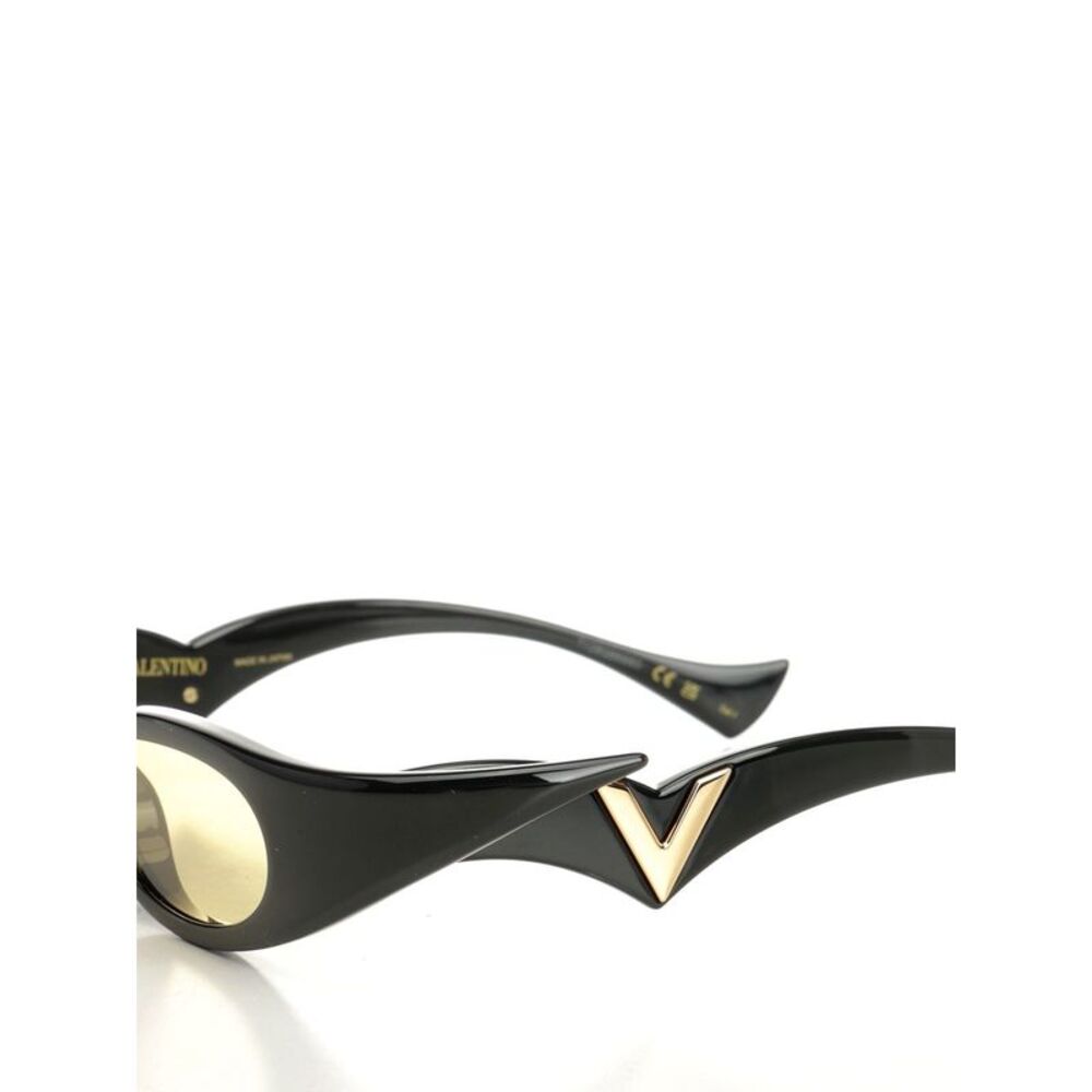Valentino Garavani Women Black Acetate Sunglasses - Picture 3 of 4